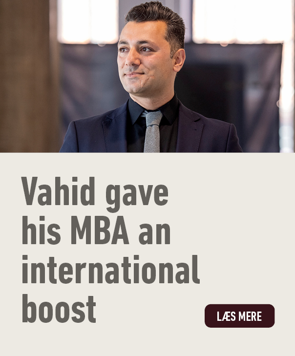 Vahid gave his MBA an international boost. Read more.